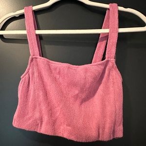 Zara cropped tank top